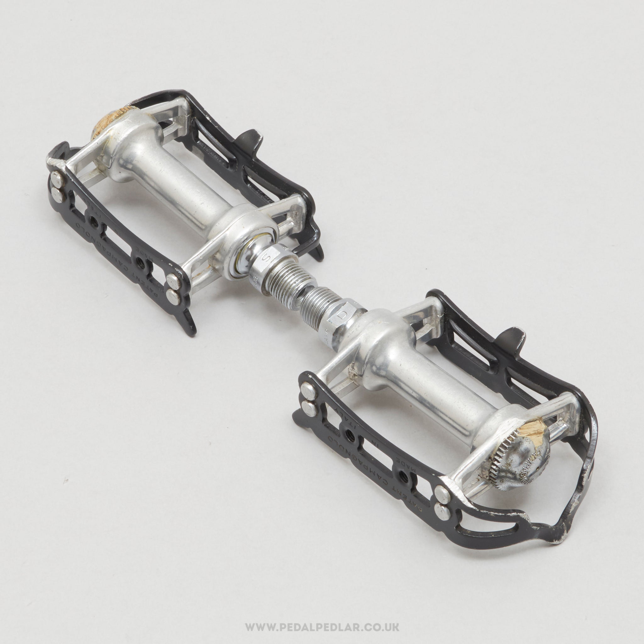 Campagnolo Record Strada Superleggeri / SL (1037/A) Vintage Quill Road Pedals - Pedal Pedlar - Bike Parts For Sale