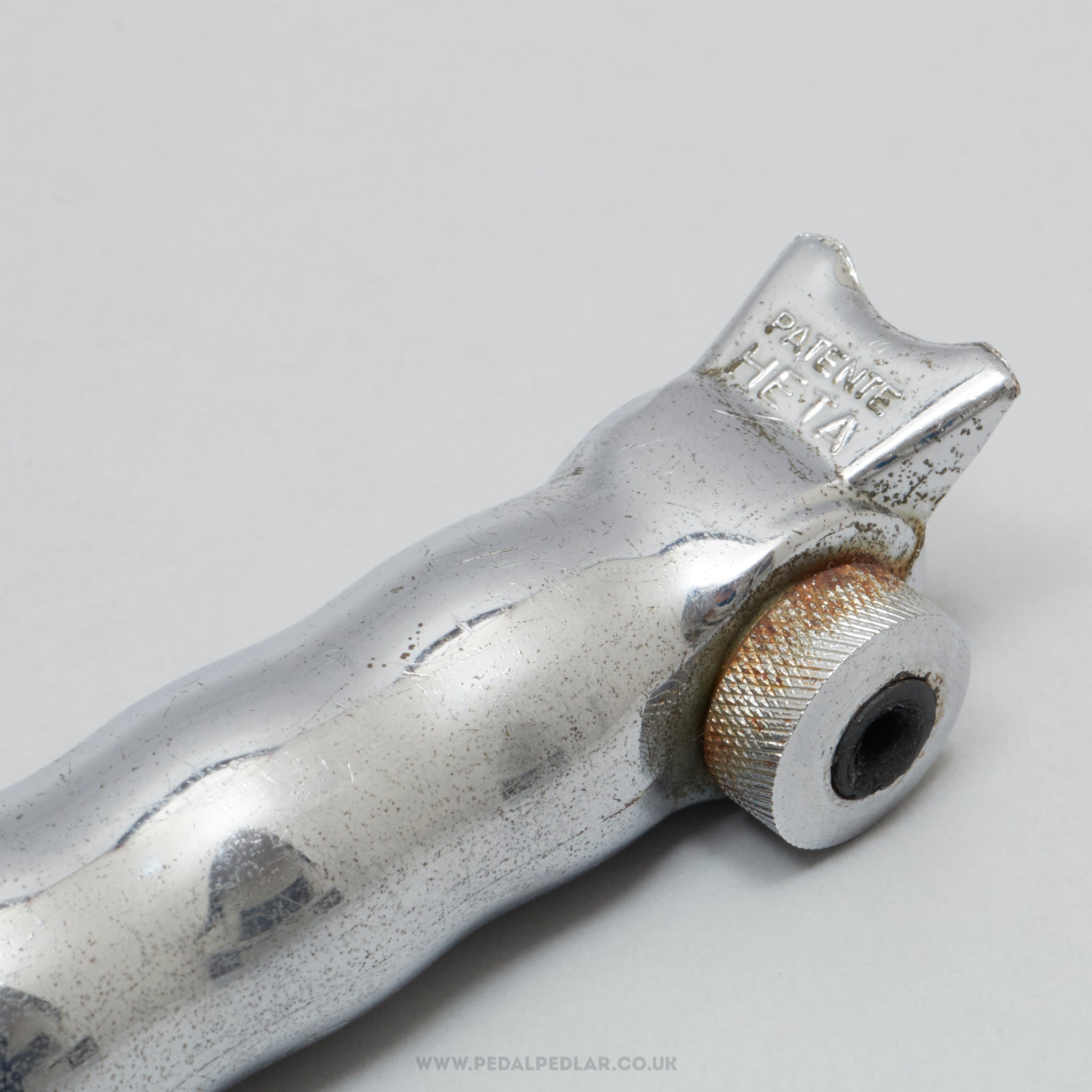 Heta Sport Vintage White 50 - 55 cm Frame Fit Bike Pump - Pedal Pedlar - Cycle Accessories For Sale