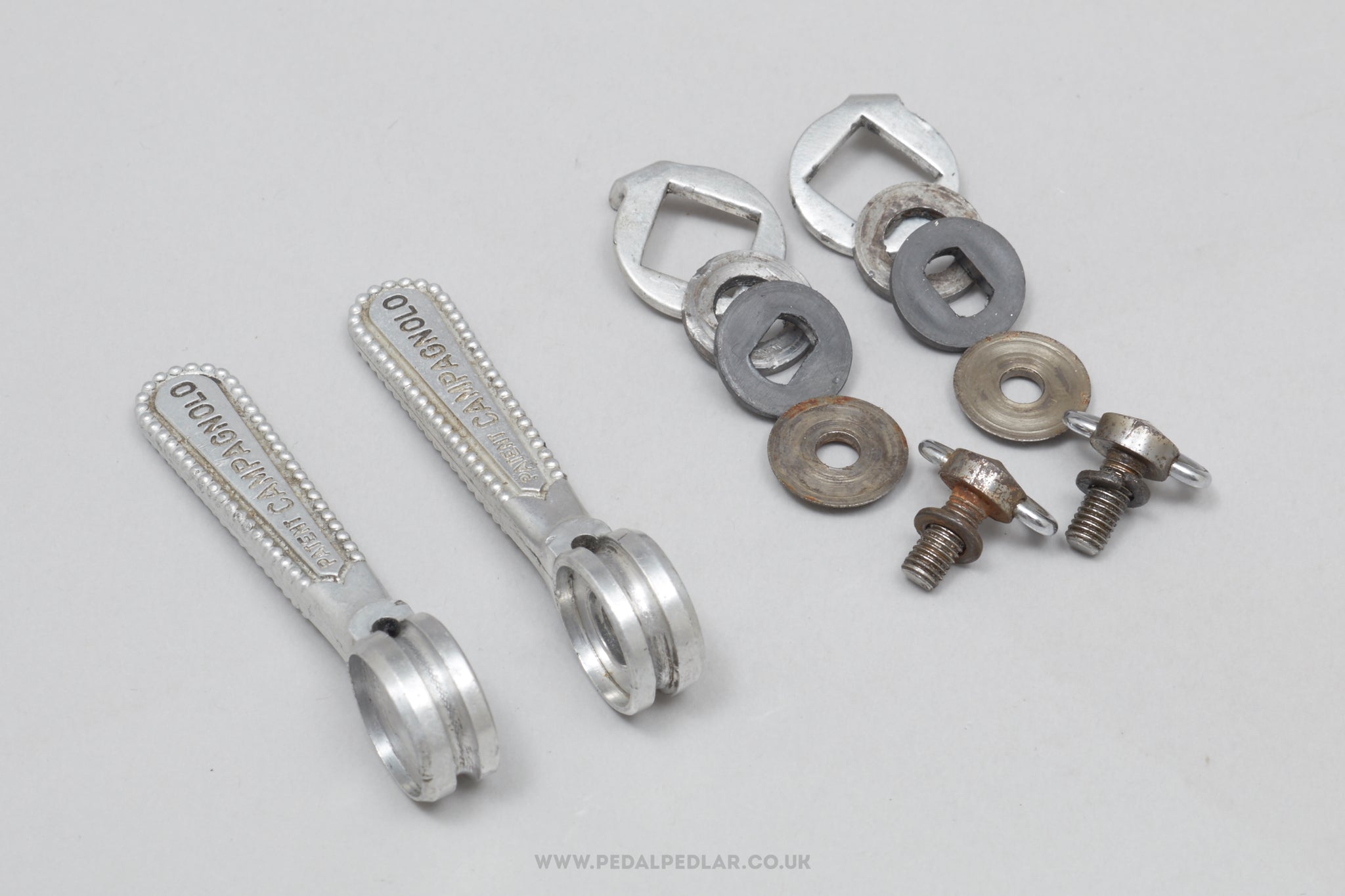 Campagnolo Nuovo/Super Record (1013/5N / 1013/6N) Vintage Braze-On Downtube Shifters - Pedal Pedlar - Bike Parts For Sale