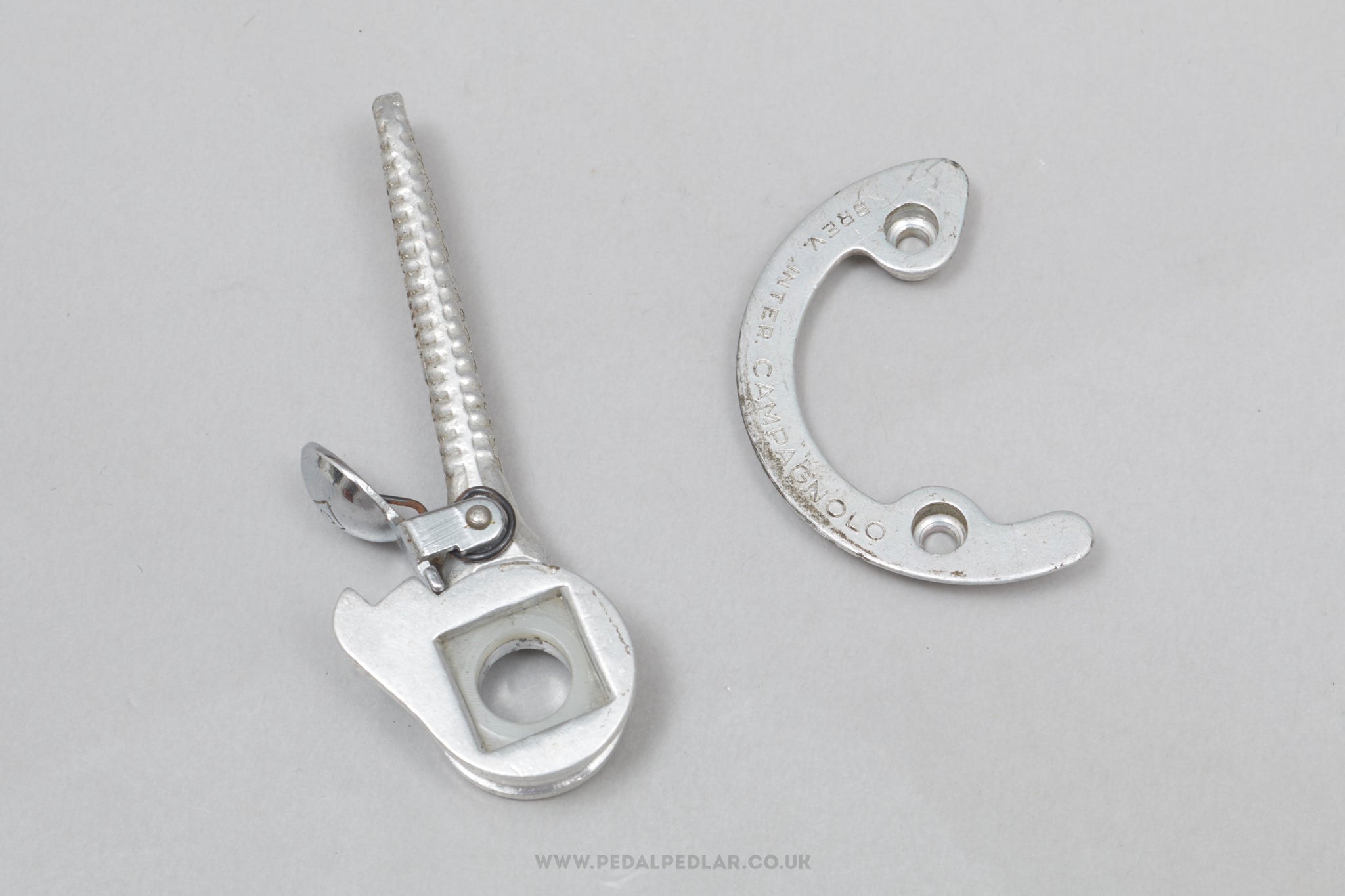 Campagnolo Nuovo/Super Record (1013/5 / 1013/6) Portacatena Vintage Braze-On Downtube Shifters - Pedal Pedlar - Bike Parts For Sale