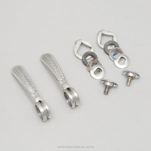 Campagnolo Nuovo/Super Record (1013/5 / 1013/6) Curved Vintage Braze-On Downtube Shifters - Pedal Pedlar - Bike Parts For Sale
