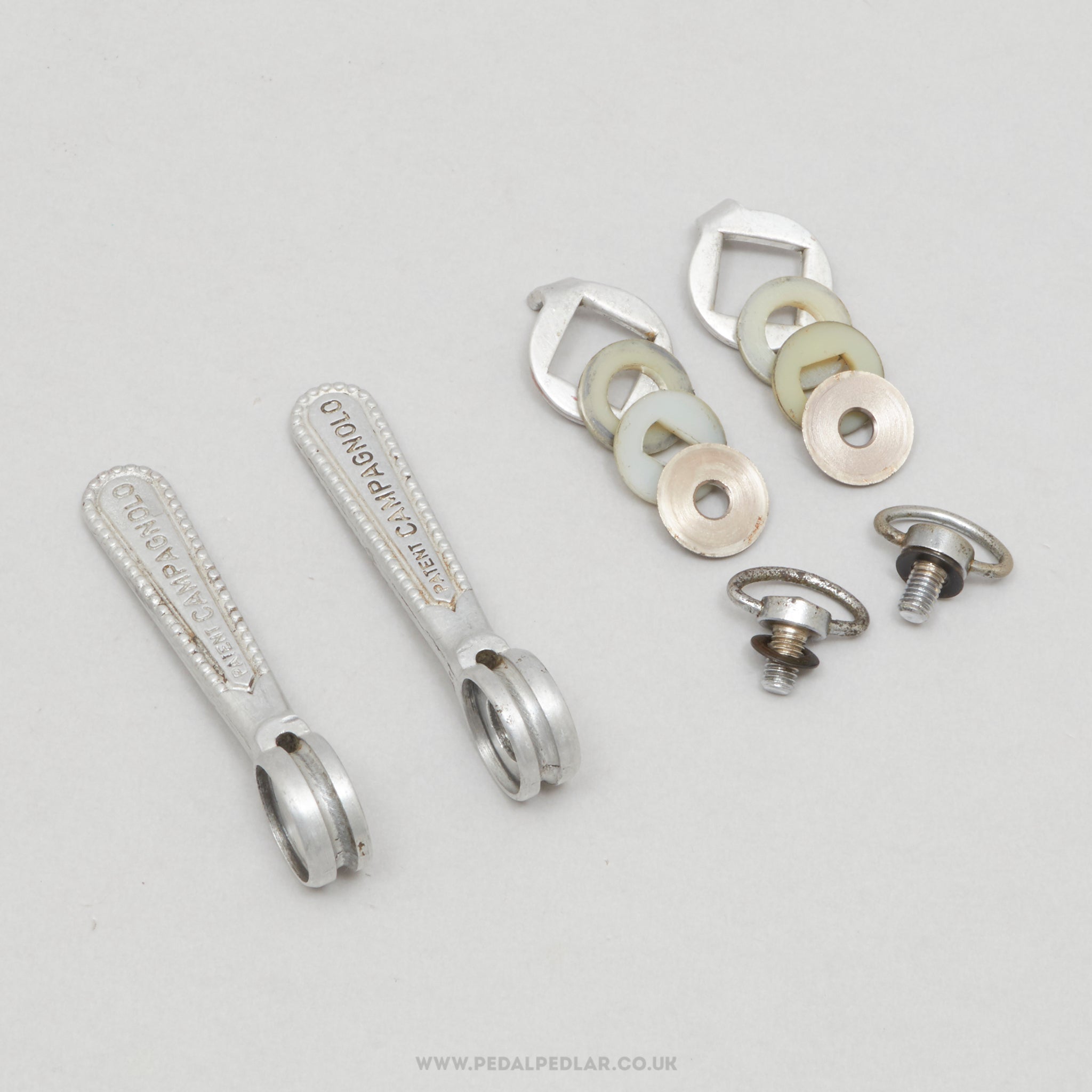 Campagnolo Nuovo/Super Record (1013/5N / 1013/6N) Vintage Braze-On Downtube Shifters - Pedal Pedlar - Bike Parts For Sale