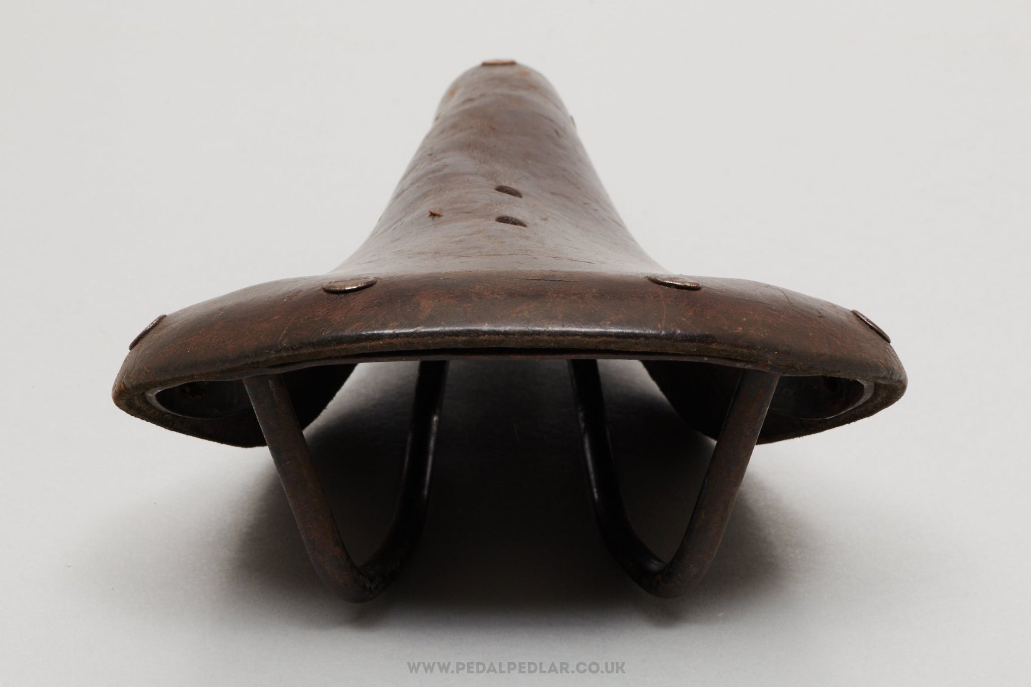 Tron Berthet Ideale 70 Speciale Competition Vintage Dark Brown Leather Saddle