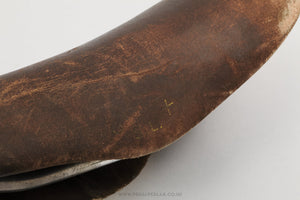 Selle San Marco GI-LUX S.L (311) Super Light Vintage Dark Brown Leather Saddle - Pedal Pedlar - Bike Parts For Sale