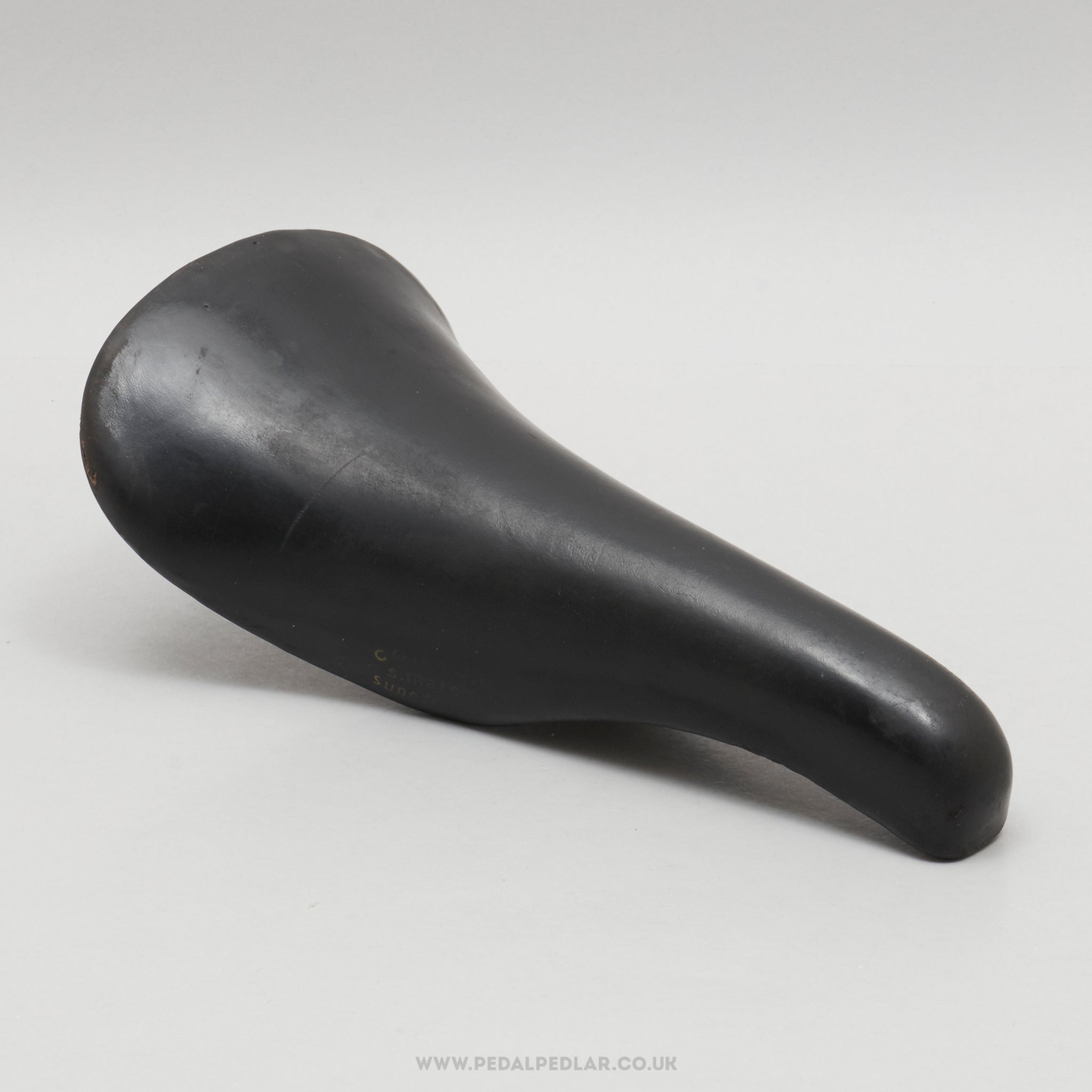 Selle San Marco Concor Supercorsa Vintage Black Leather Saddle - Pedal Pedlar - Bike Parts For Sale