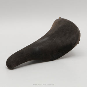 Selle San Marco Concor Supercorsa Vintage Black Leather Saddle - Pedal Pedlar - Bike Parts For Sale