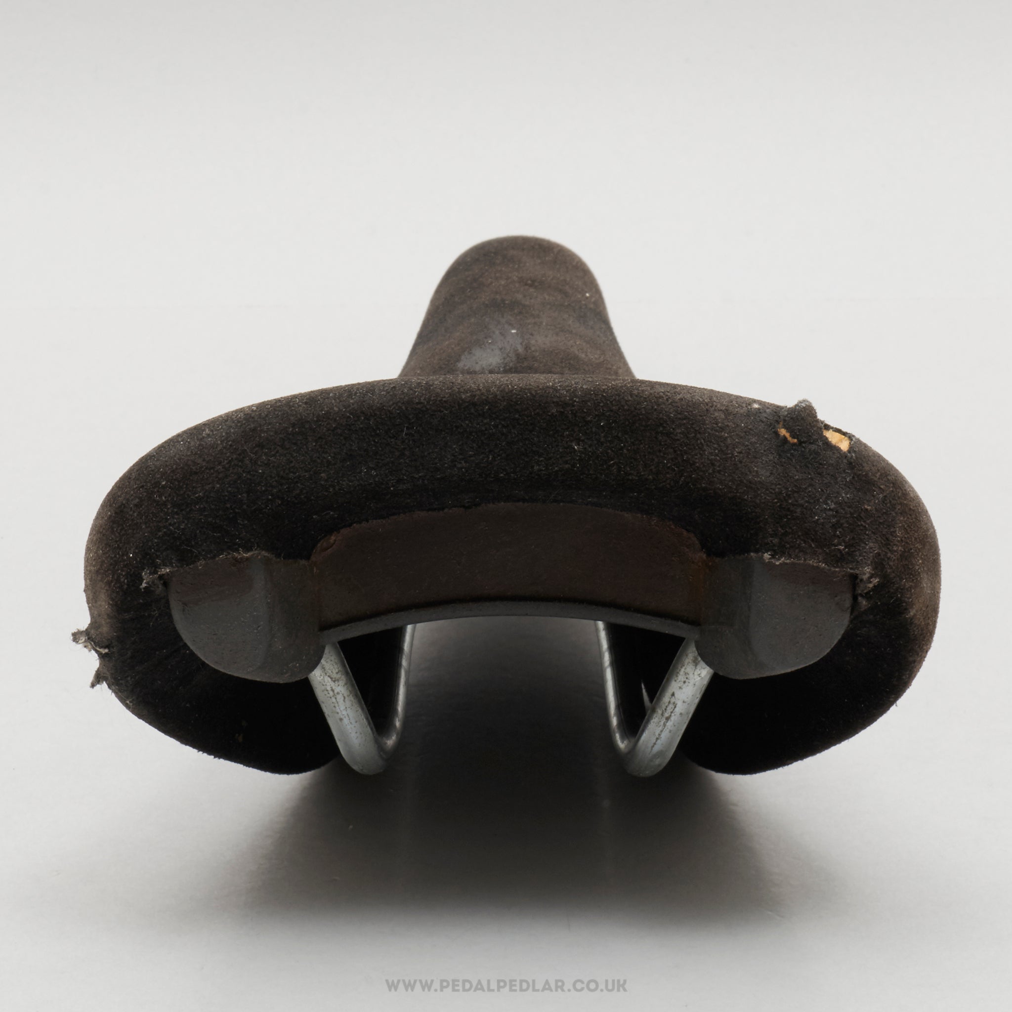 Selle San Marco Concor Supercorsa Vintage Black Leather Saddle - Pedal Pedlar - Bike Parts For Sale