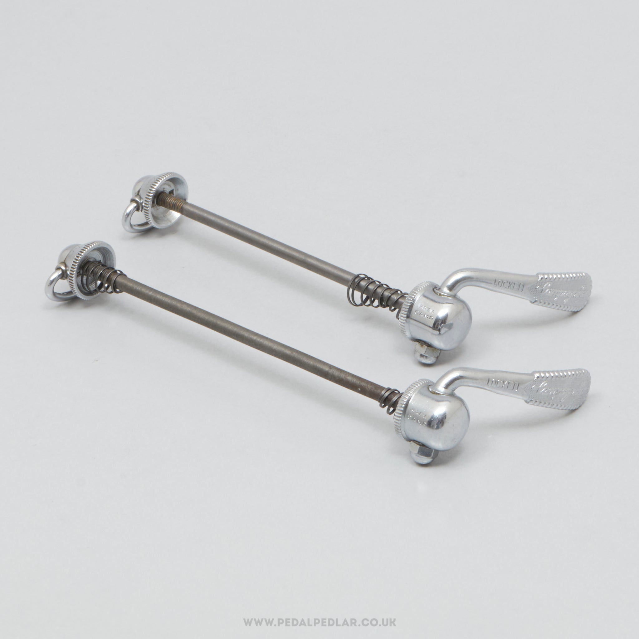 Campagnolo Nuovo/Super Record (1001/3 / 1006/8) Vintage Quick Release Skewers - Pedal Pedlar - Bike Parts For Sale