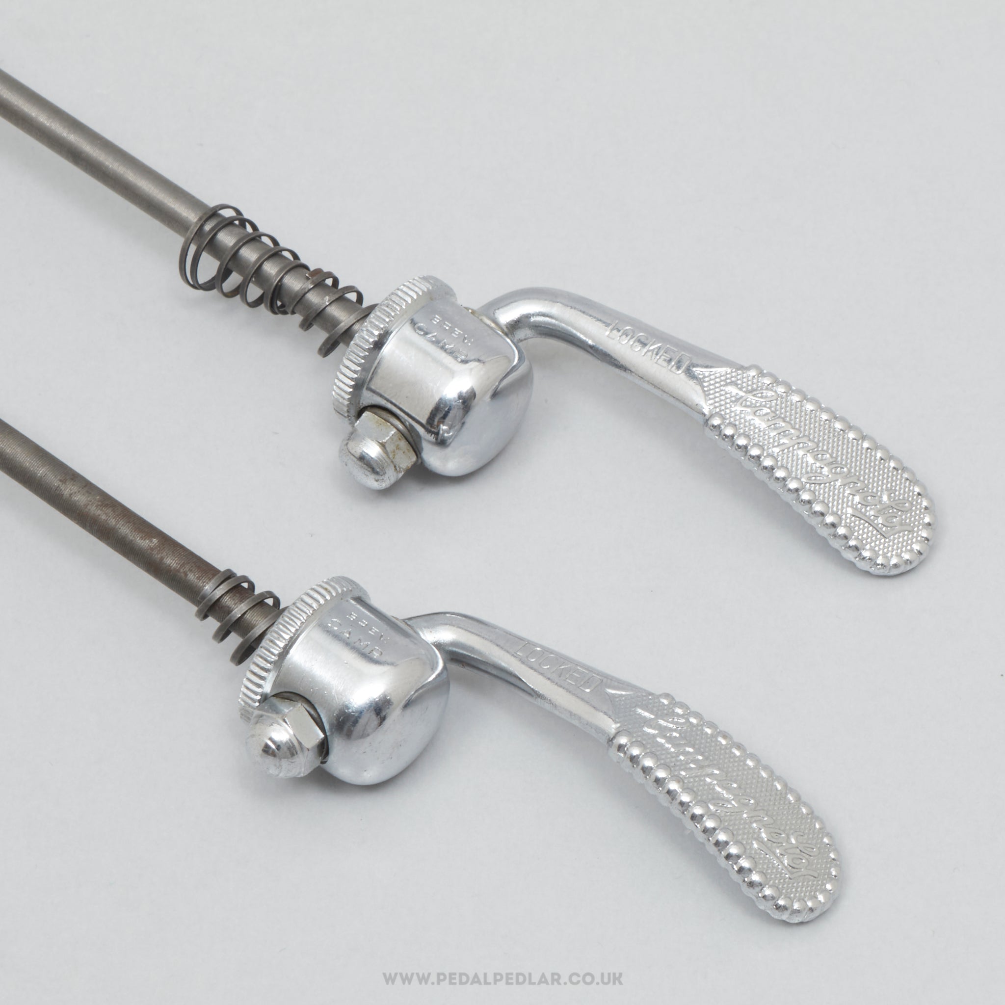Campagnolo Nuovo/Super Record (1001/3 / 1006/8) Vintage Quick Release Skewers - Pedal Pedlar - Bike Parts For Sale