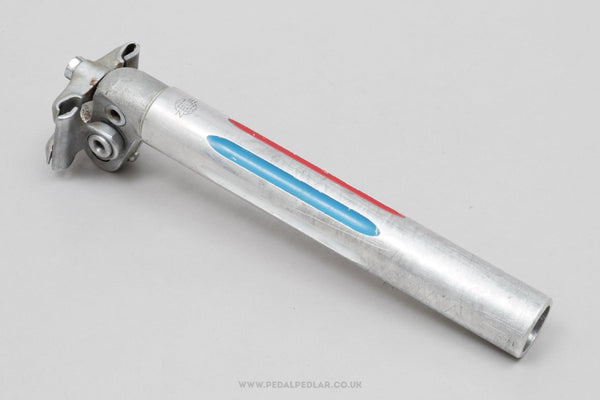 Zeus Criterium (Ref. 52) Twin Bolt Fluted Vintage 27.0 mm Seatpost - Pedal Pedlar - Bike Parts For Sale