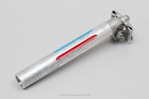 Zeus Criterium (Ref. 52) Twin Bolt Fluted Vintage 27.0 mm Seatpost - Pedal Pedlar - Bike Parts For Sale
