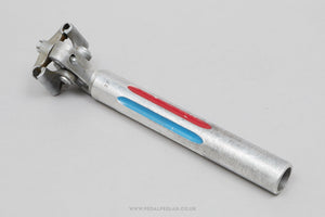 Zeus Criterium (Ref. 52) Twin Bolt Fluted Vintage 27.0 mm Seatpost - Pedal Pedlar - Bike Parts For Sale