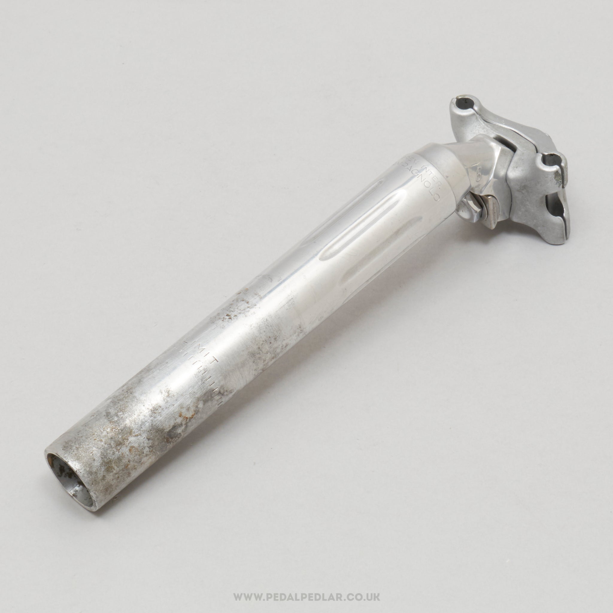 Campagnolo Nuovo Super Record (4051/1) Fluted 4th Gen Vintage 27.2 mm Seatpost - Pedal Pedlar - Bike Parts For Sale