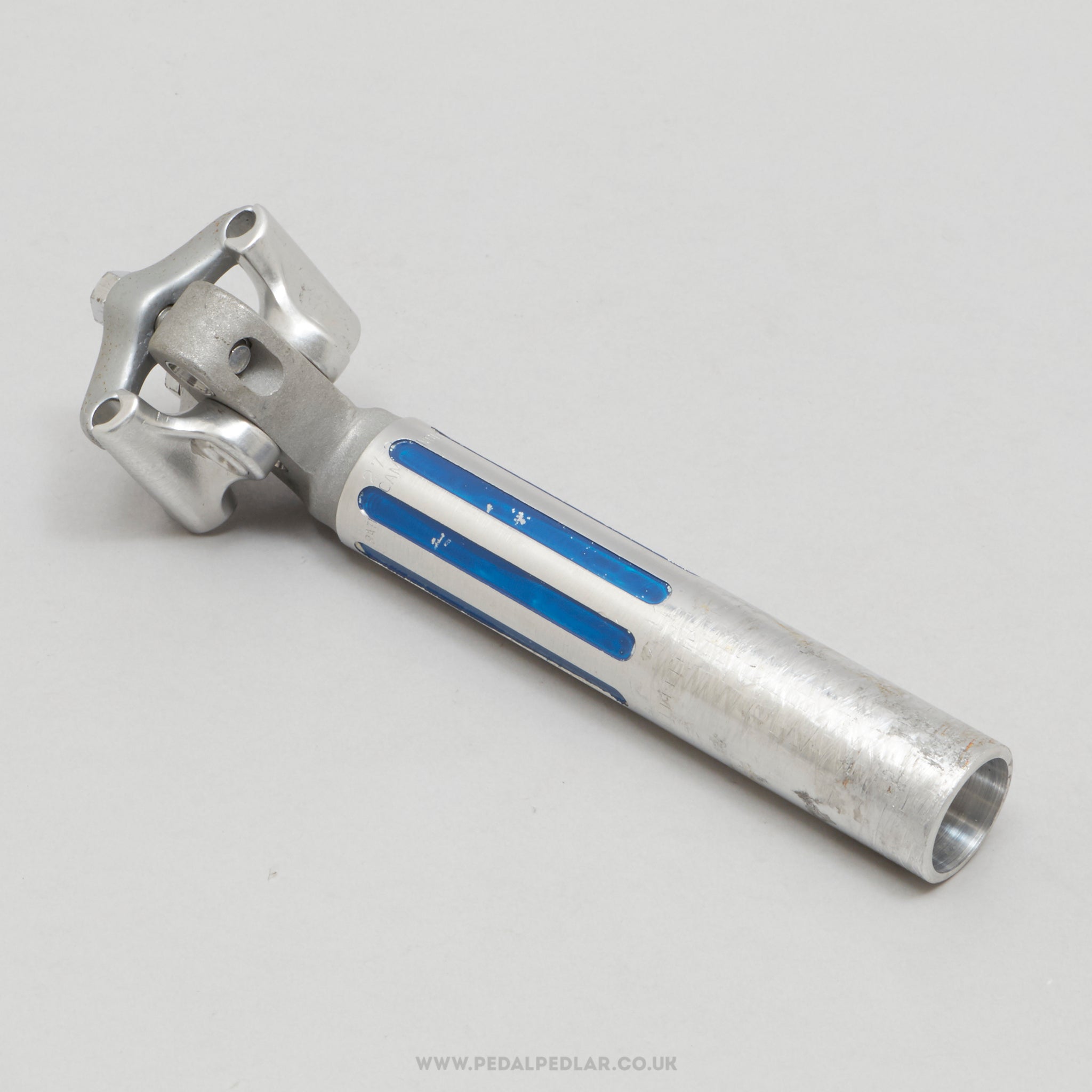 Campagnolo Nuovo Record (1044) Milled Vintage 27.2 mm Seatpost - Pedal Pedlar - Bike Parts For Sale