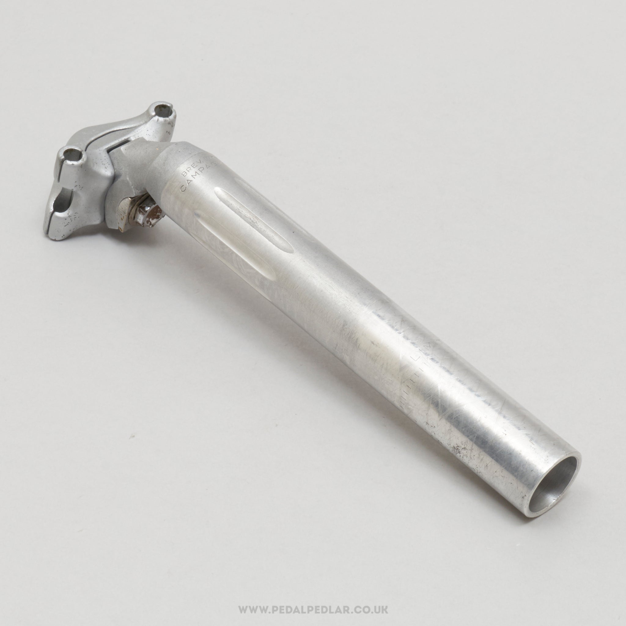 Campagnolo Nuovo Super Record (4051/1) Fluted 3rd Gen Vintage 27.2 mm Seatpost - Pedal Pedlar - Bike Parts For Sale
