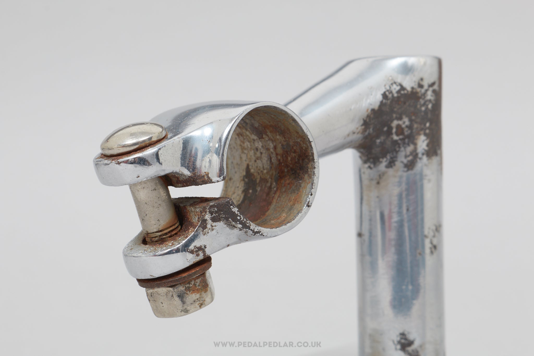 Unbranded Fillet-Brazed Head Clip Vintage 60 mm 21.7 mm Quill Stem - Pedal Pedlar - Bike Parts For Sale