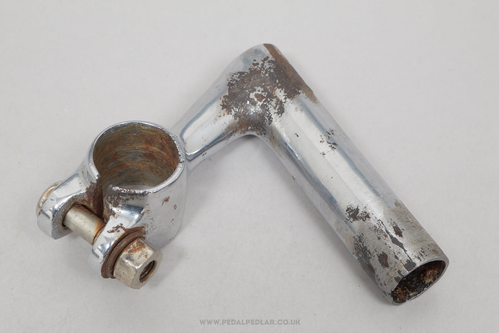 Unbranded Fillet-Brazed Head Clip Vintage 60 mm 21.7 mm Quill Stem - Pedal Pedlar - Bike Parts For Sale