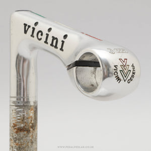 3TTT Record 84 (AR84) 1st Type Vicini Pantographed Vintage 105 mm 1" Quill Stem - Pedal Pedlar - Bike Parts For Sale