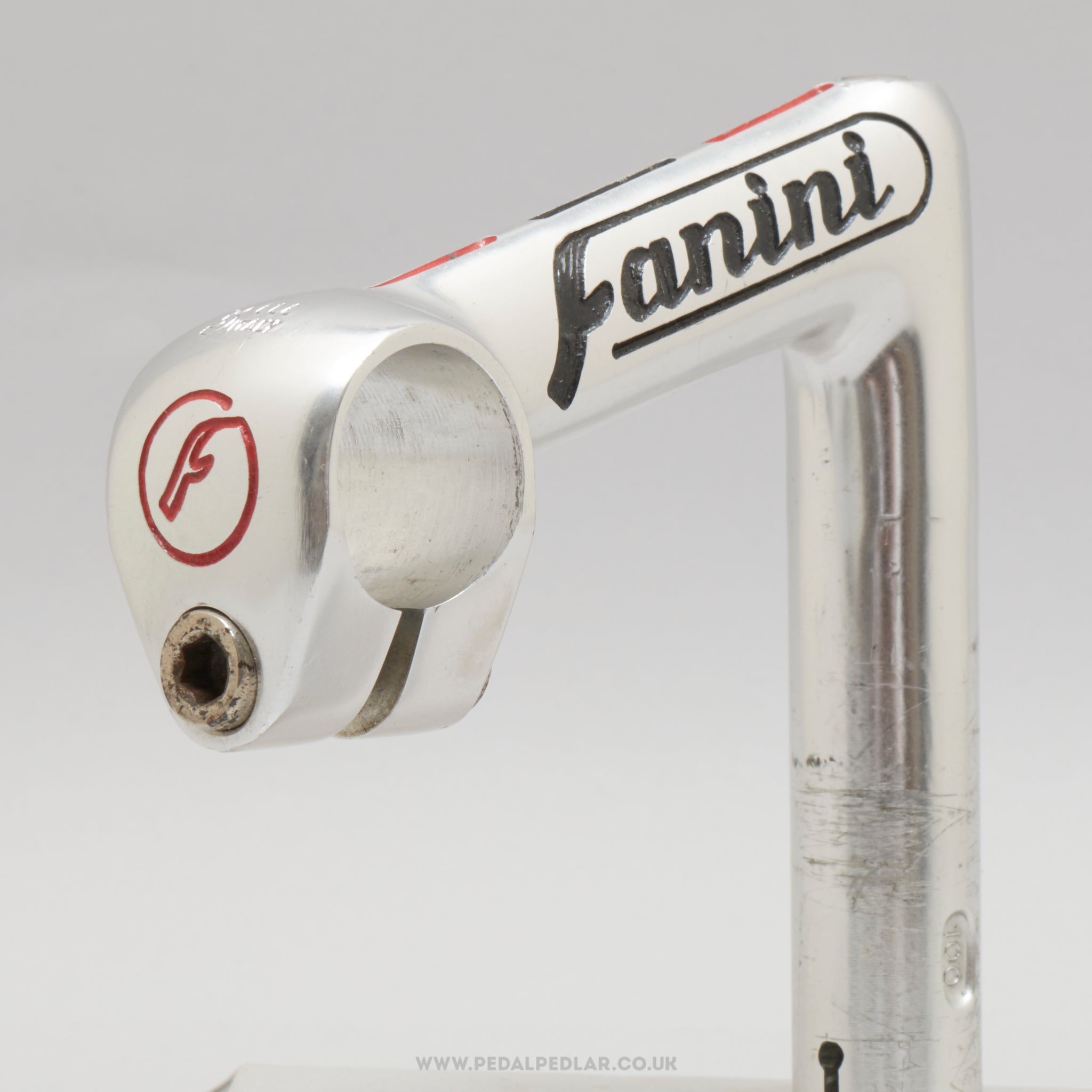 3TTT Record Strada (Mod.1) 2nd Type Fanini Pantographed Vintage 95 mm 1" Quill Stem - Pedal Pedlar - Bike Parts For Sale