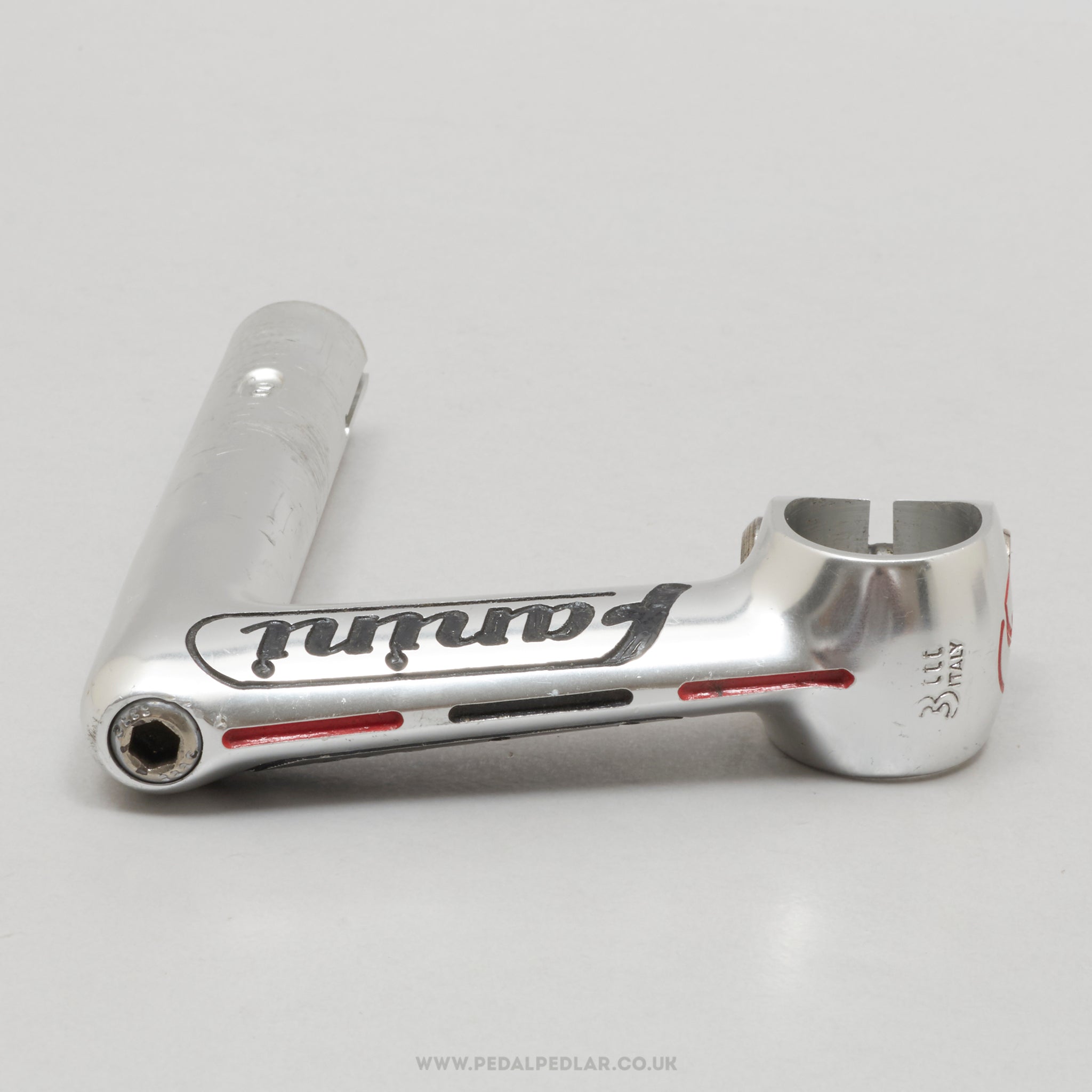 3TTT Record Strada (Mod.1) 2nd Type Fanini Pantographed Vintage 95 mm 1" Quill Stem - Pedal Pedlar - Bike Parts For Sale