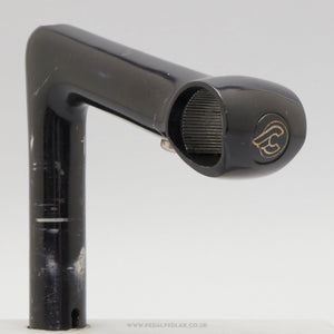 Cinelli Record (1R) Winged C Logo Black Vintage 105 mm 1" Quill Stem - Pedal Pedlar - Bike Parts For Sale