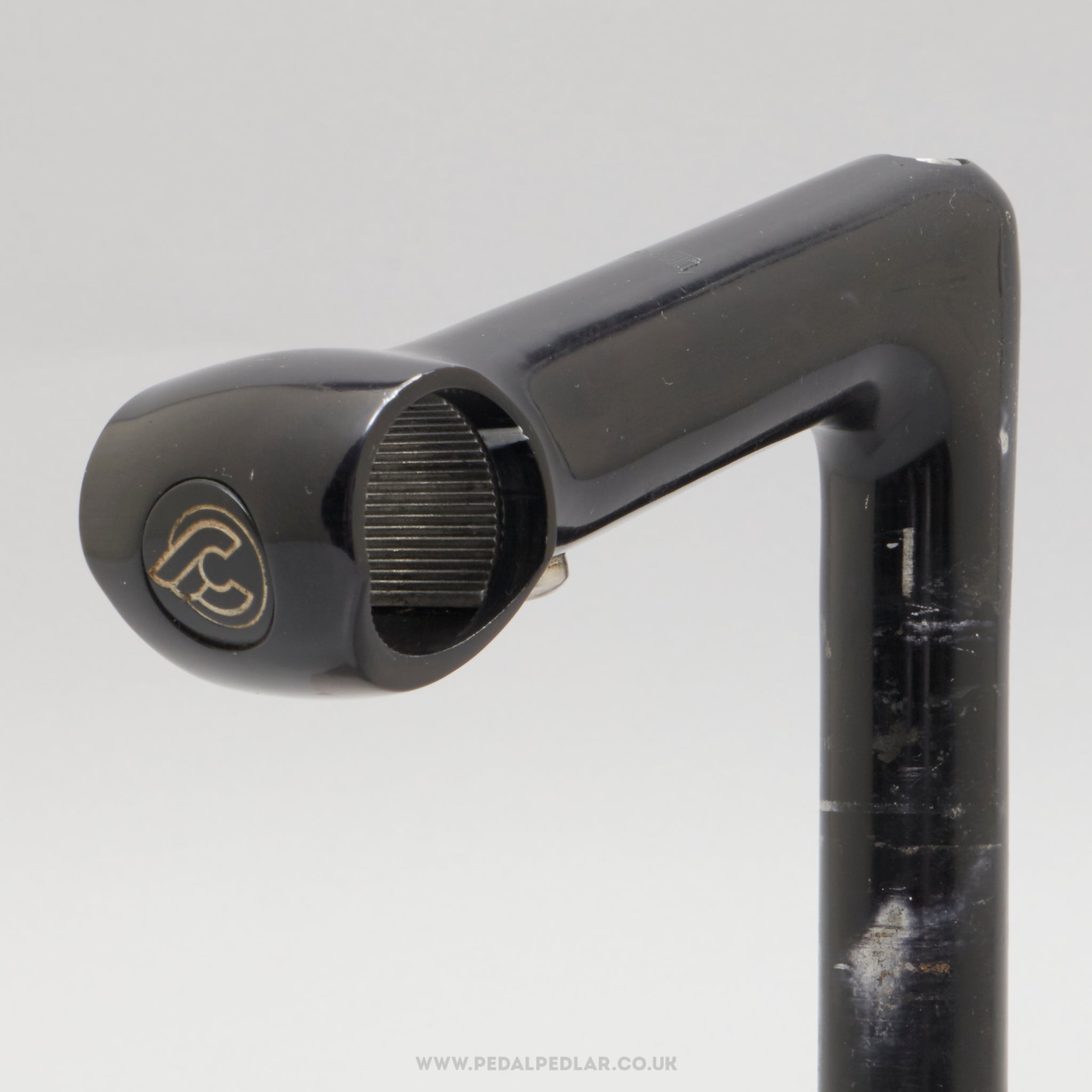 Cinelli Record (1R) Winged C Logo Black Vintage 105 mm 1" Quill Stem - Pedal Pedlar - Bike Parts For Sale