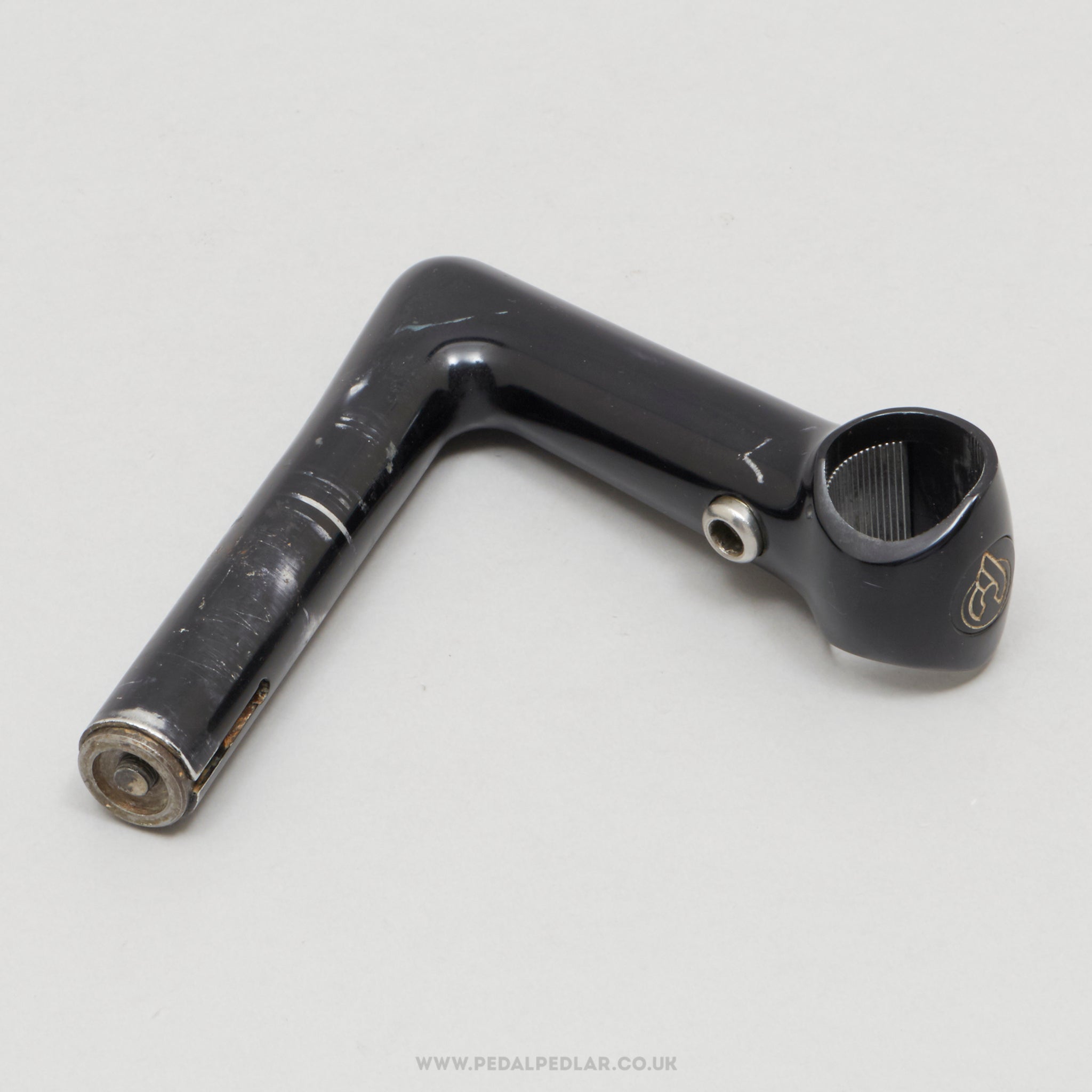 Cinelli Record (1R) Winged C Logo Black Vintage 105 mm 1" Quill Stem - Pedal Pedlar - Bike Parts For Sale