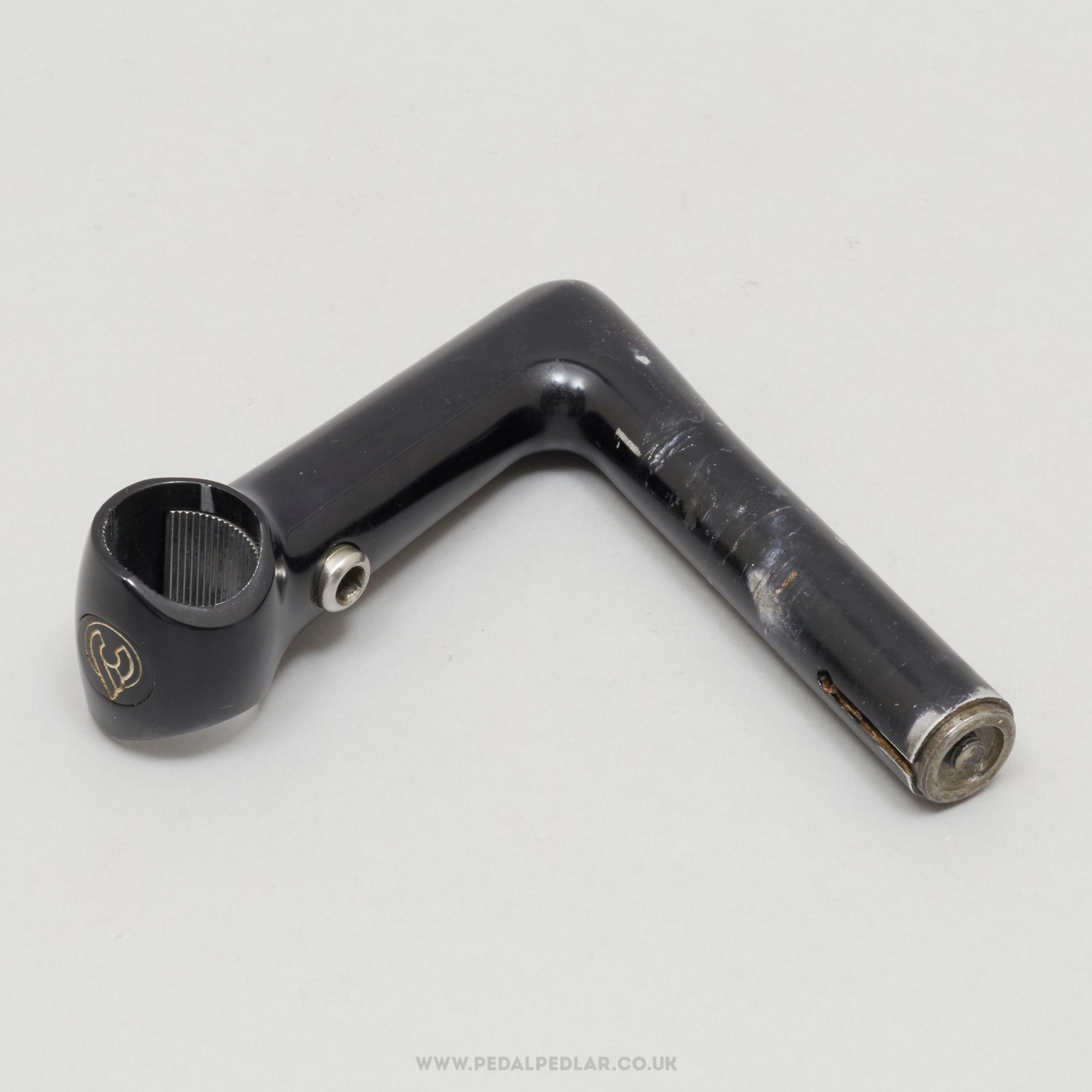Cinelli Record (1R) Winged C Logo Black Vintage 105 mm 1" Quill Stem - Pedal Pedlar - Bike Parts For Sale