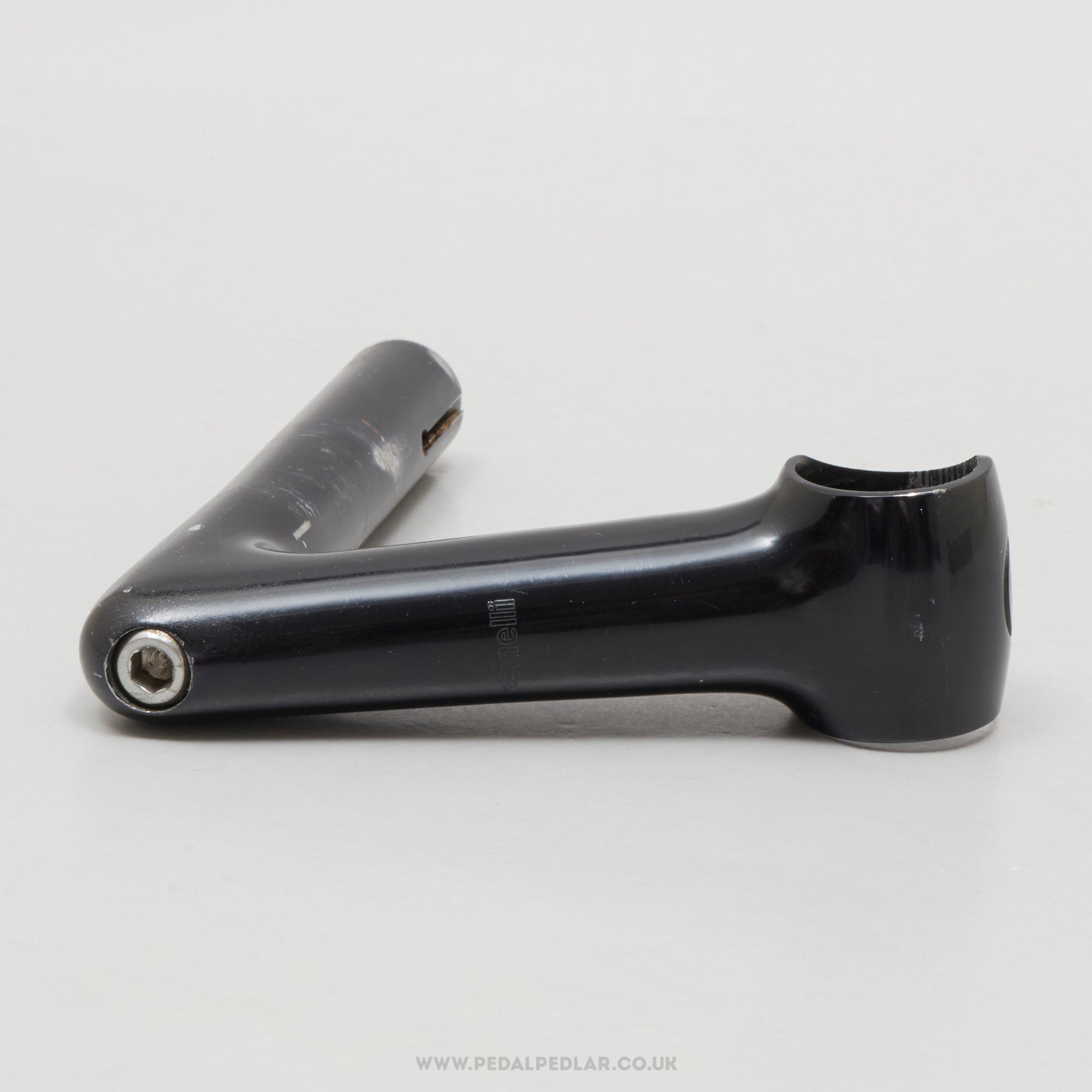 Cinelli Record (1R) Winged C Logo Black Vintage 105 mm 1" Quill Stem - Pedal Pedlar - Bike Parts For Sale