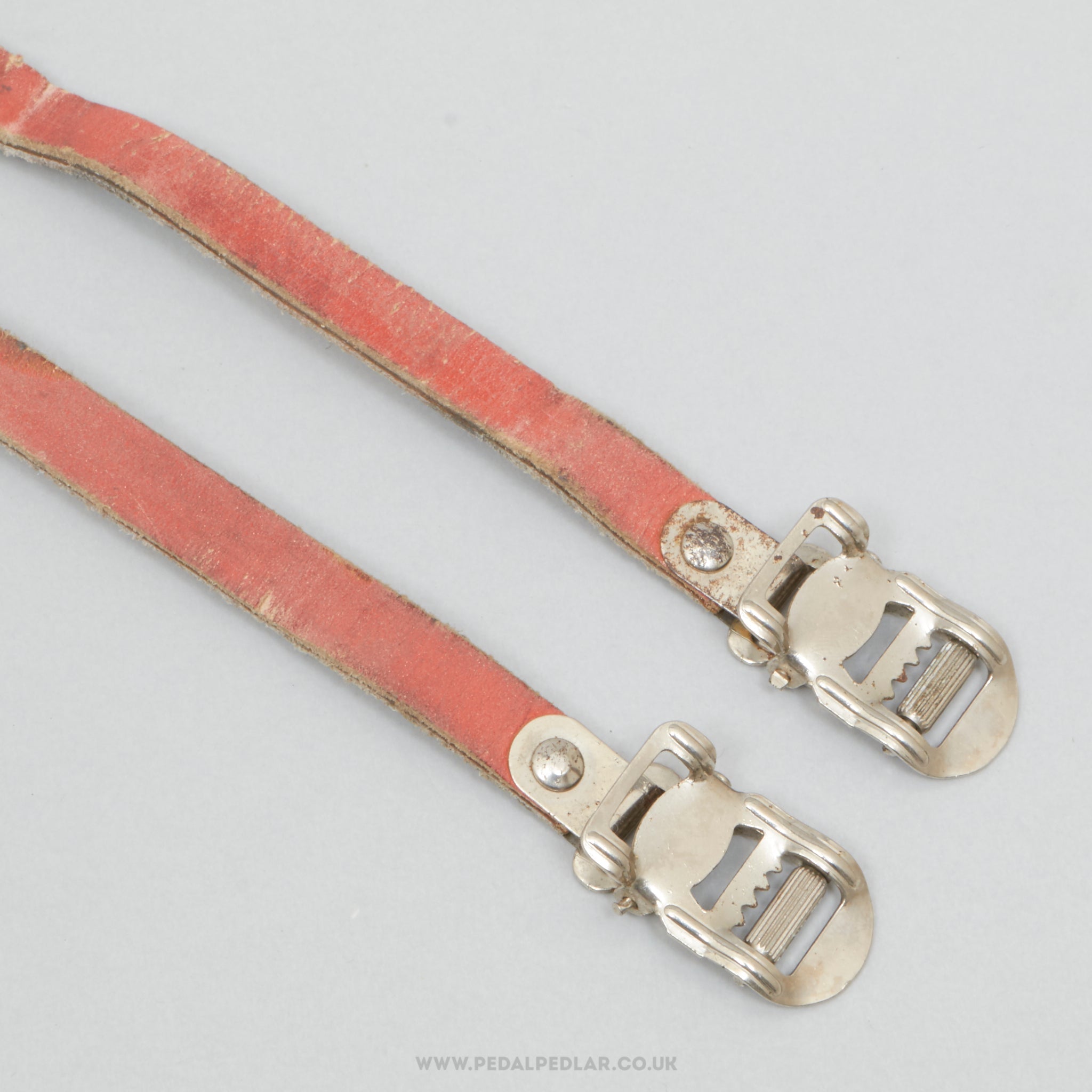 Vintage Laminated Toe Clip Straps - Original Bicycle Parts