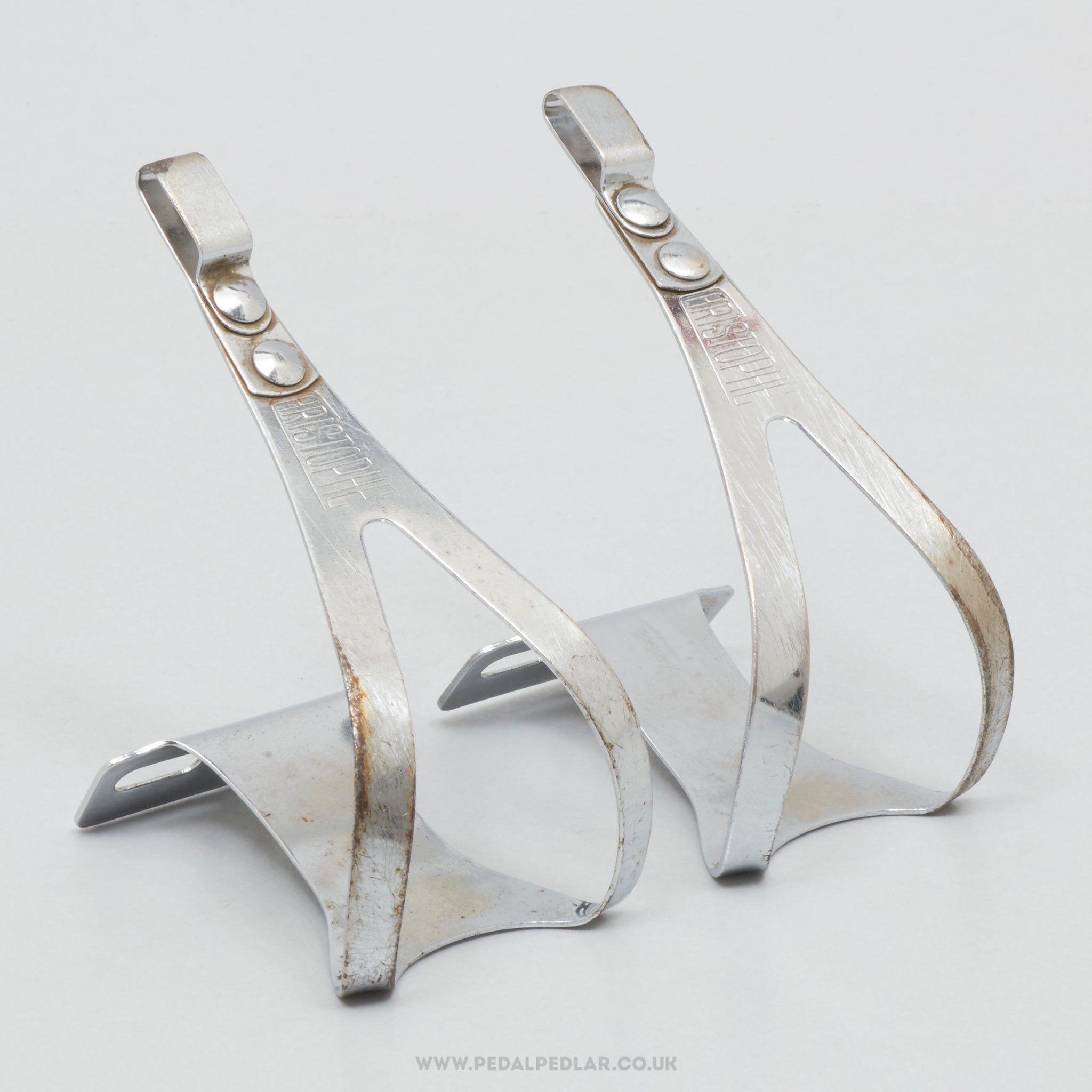 Christophe 50 506 Early AFA Size M Vintage Steel Toe Clips