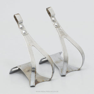 Christophe 50 / 506 Early AFA Size M Vintage Steel Toe Clips - Pedal Pedlar - Bike Parts For Sale