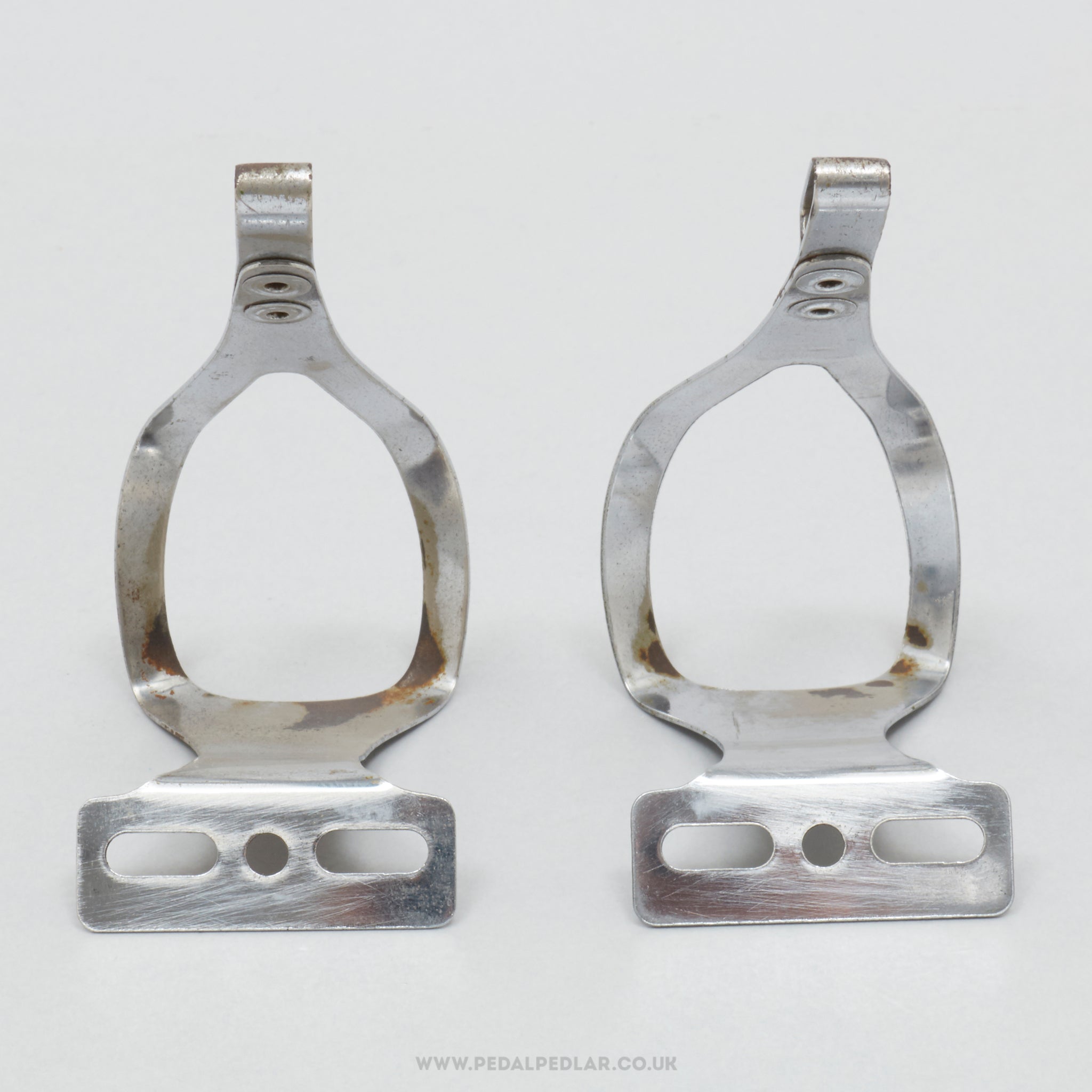 Christophe 50 / 506 Early AFA Size M Vintage Steel Toe Clips - Pedal Pedlar - Bike Parts For Sale