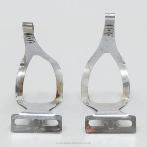 Christophe 50 / 506 Early AFA 'Special' Size L Vintage Steel Toe Clips - Pedal Pedlar - Bike Parts For Sale