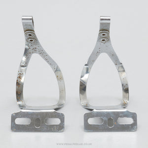 AFA Milremo Size M/L Vintage Steel Toe Clips - Pedal Pedlar - Bike Parts For Sale