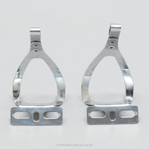 Christophe 50 / 506 Size M Vintage Steel Toe Clips - Pedal Pedlar - Bike Parts For Sale