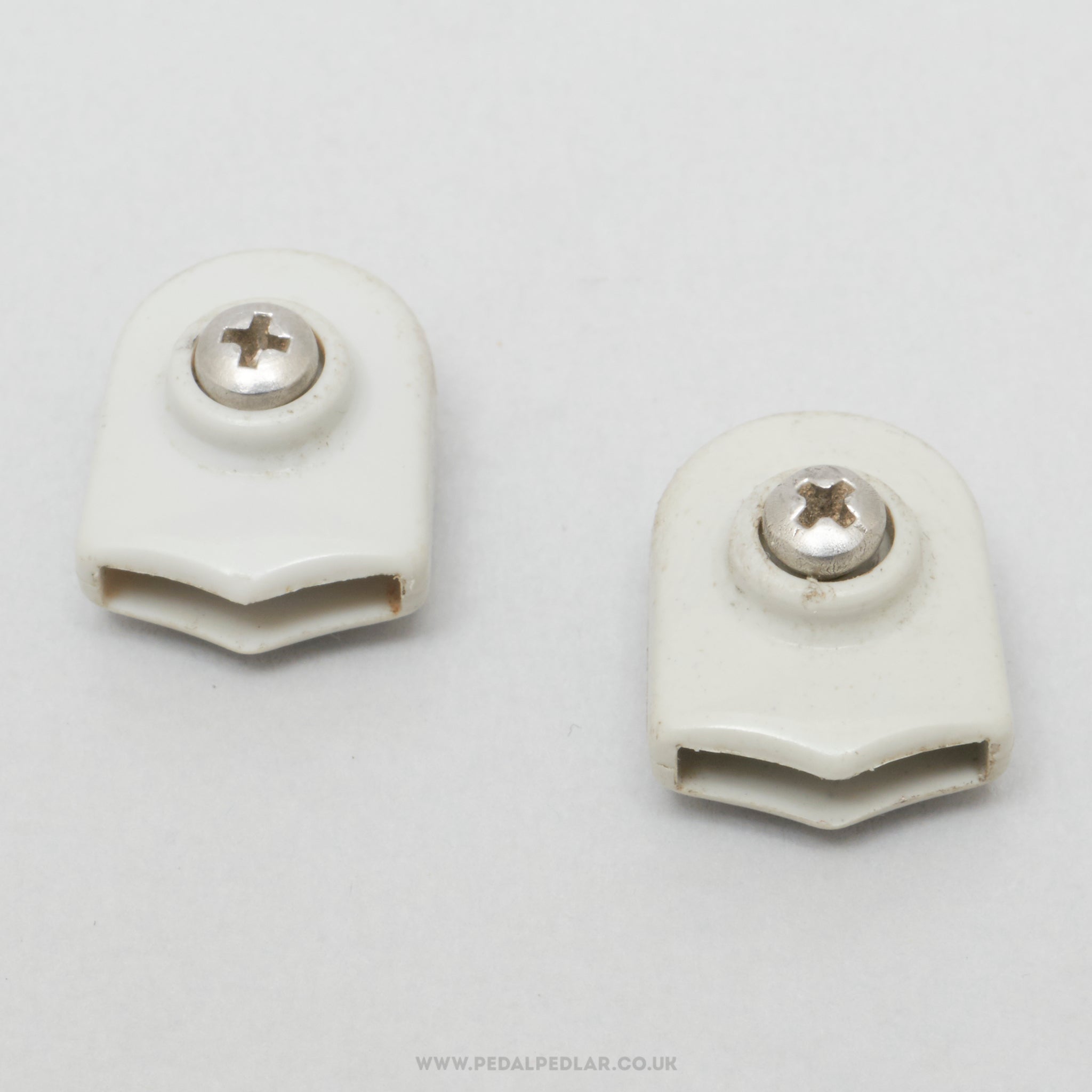 Campagnolo C-Record (7188006) Vintage Grey Toe Strap End Buttons