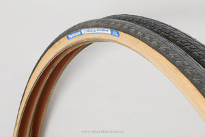 Panaracer Pasela Protite Black/Skin Retro 27 x 1" Tyres - Pedal Pedlar - Bike Parts For Sale