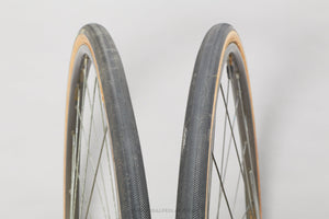 Vittoria Formula 1 Black/Skin Vintage 700c/28" x 23 mm Tubular Tyres - Pedal Pedlar - Bike Parts For Sale