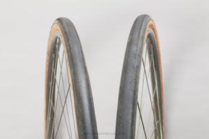 Vittoria Olimpionico Black/Skin Vintage 700c/28" x 21 mm Tubular Tyres - Pedal Pedlar - Bike Parts For Sale