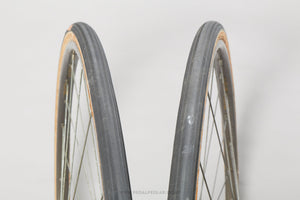 Gommitalia Champion Black/Skin Vintage 700c/28" x 21.5 mm Tubular Tyres - Pedal Pedlar - Bike Parts For Sale