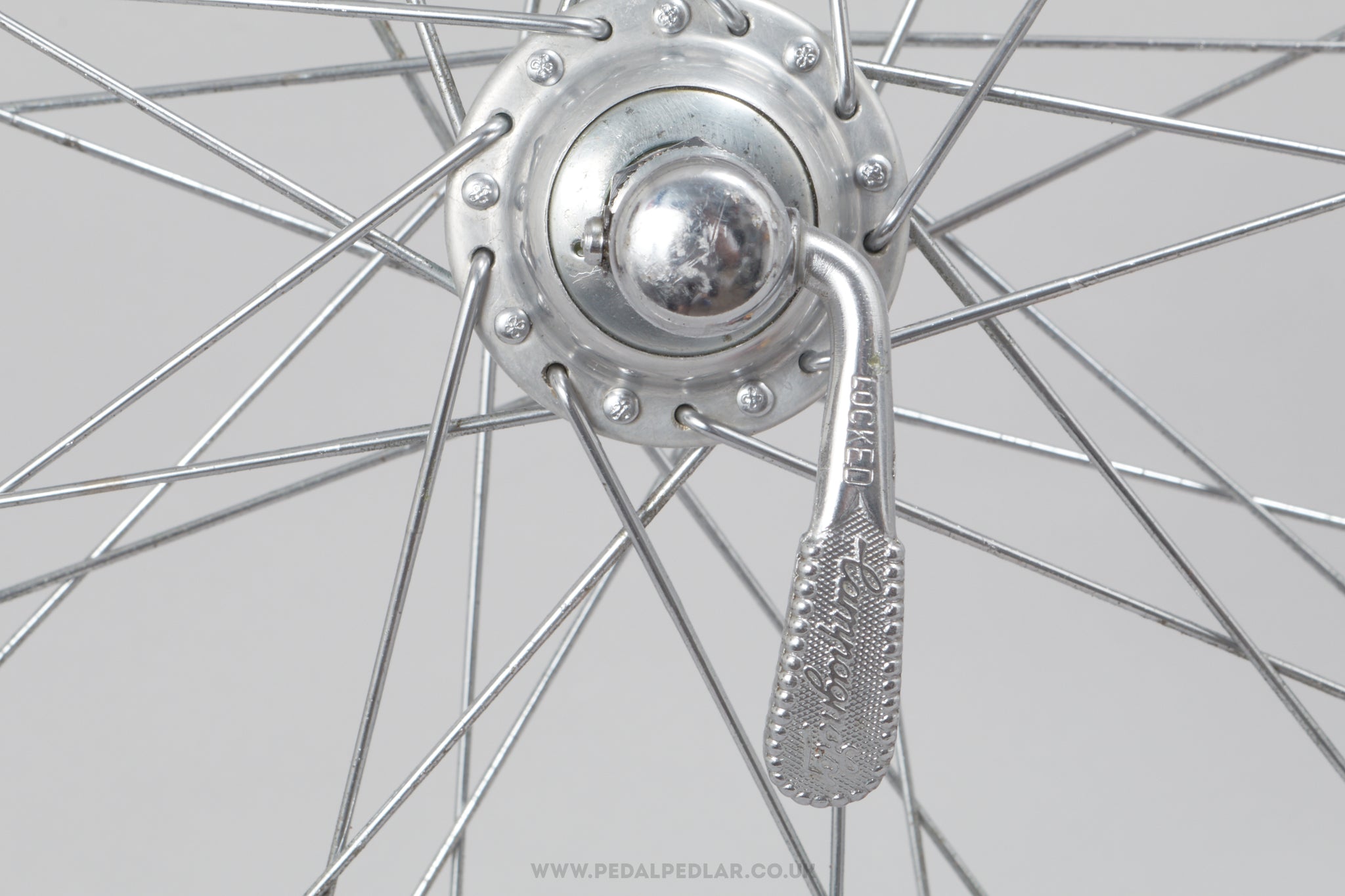 Campagnolo Nuovo Tipo / Gran Sport (1251) Small Flange / Mavic Monthlery Pro Vintage 28"/700c Tubular Road Wheels - Pedal Pedlar - Bicycle Wheels For Sale