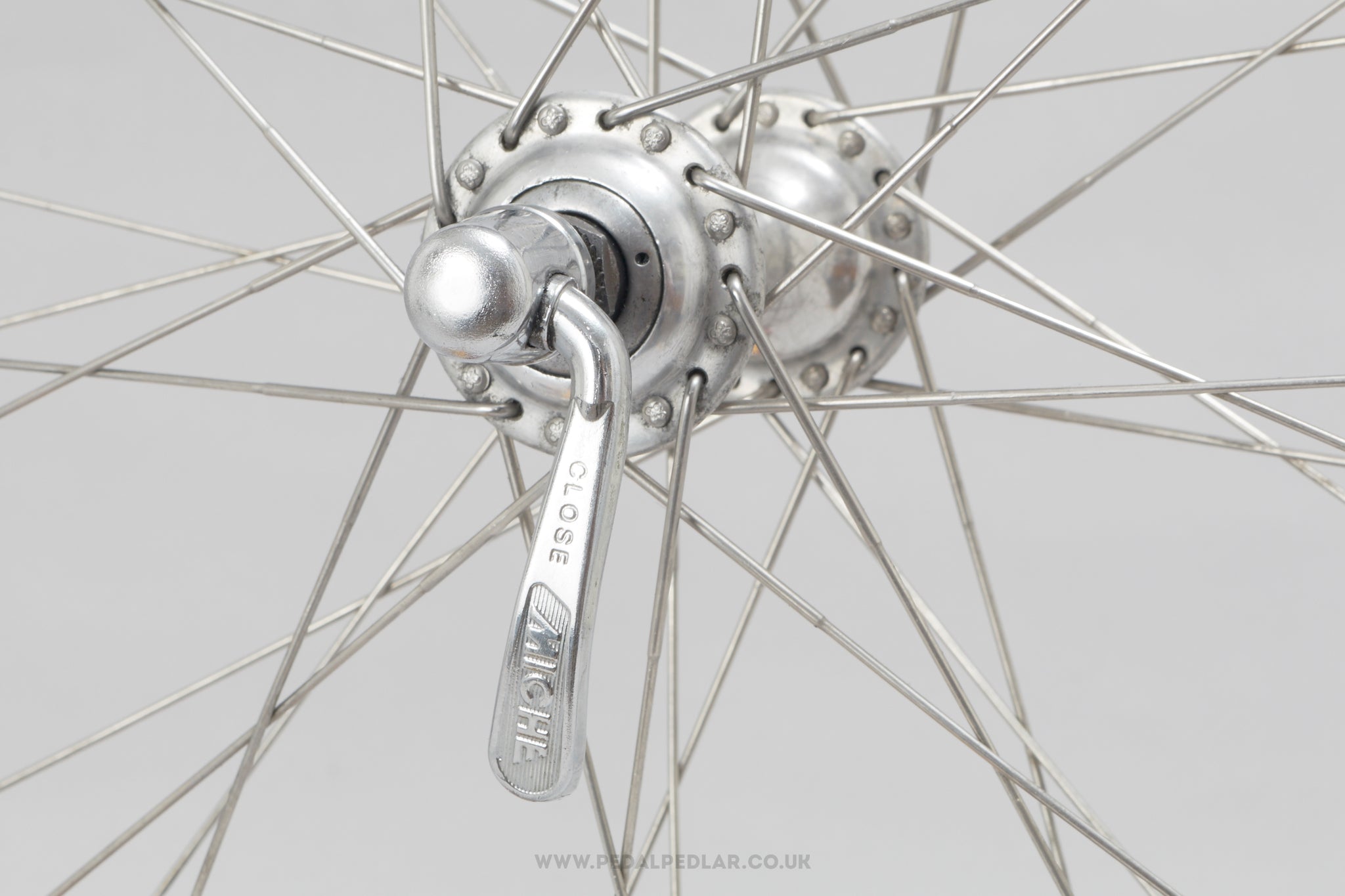 Campagnolo Nuovo Tipo / Gran Sport (1264) / Weinmann A124 Concave Vintage 700c Road Front Wheel - Pedal Pedlar - Bicycle Wheel For Sale