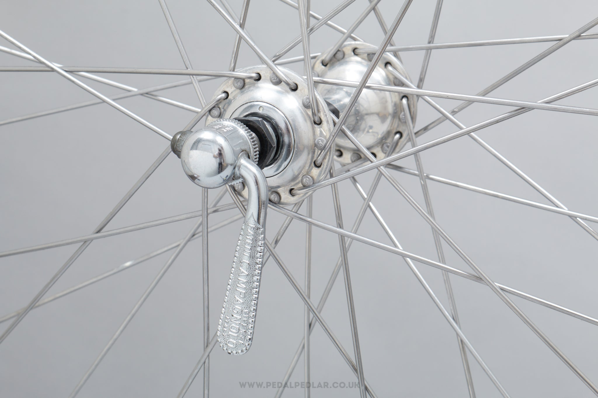 Campagnolo Record (1034) / Rigida Ultimate Power Vintage 700c Clincher Road Front Wheel - Pedal Pedlar - Bicycle Wheel For Sale
