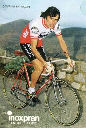 Inoxpran Pentole Posate - Battaglin/Gipiemme - Vintage Woollen Style Long-Sleeved Team Cycling Jersey