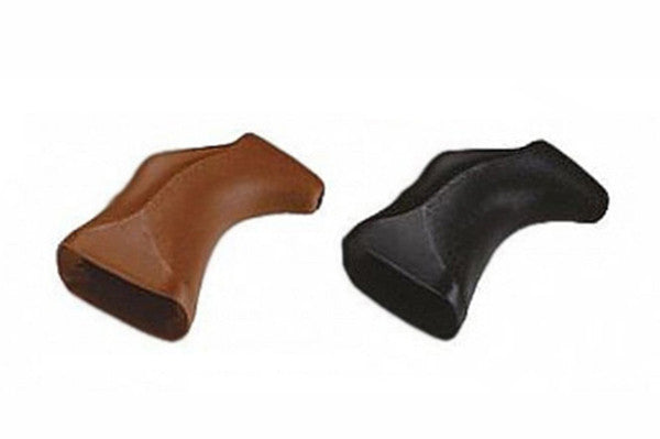 Dia-Compe 204 / Dura Ace Bl-7400 Non-Aero Brake Lever Hoods: Black (Pair, NEW) - Bike Recyclery Dia-Compe 204 / Dura Ace Bl-7400 Non-Aero Brake Lever Hoods: Black (Pair, NEW) - Bike Recyclery
