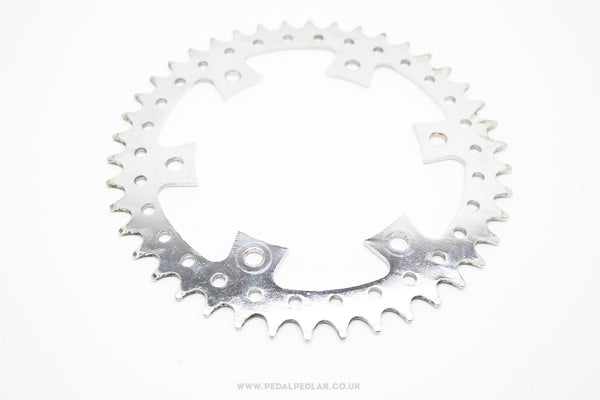 42t Unbranded Drilled Vintage Chainring - Pedal Pedlar
 - 1