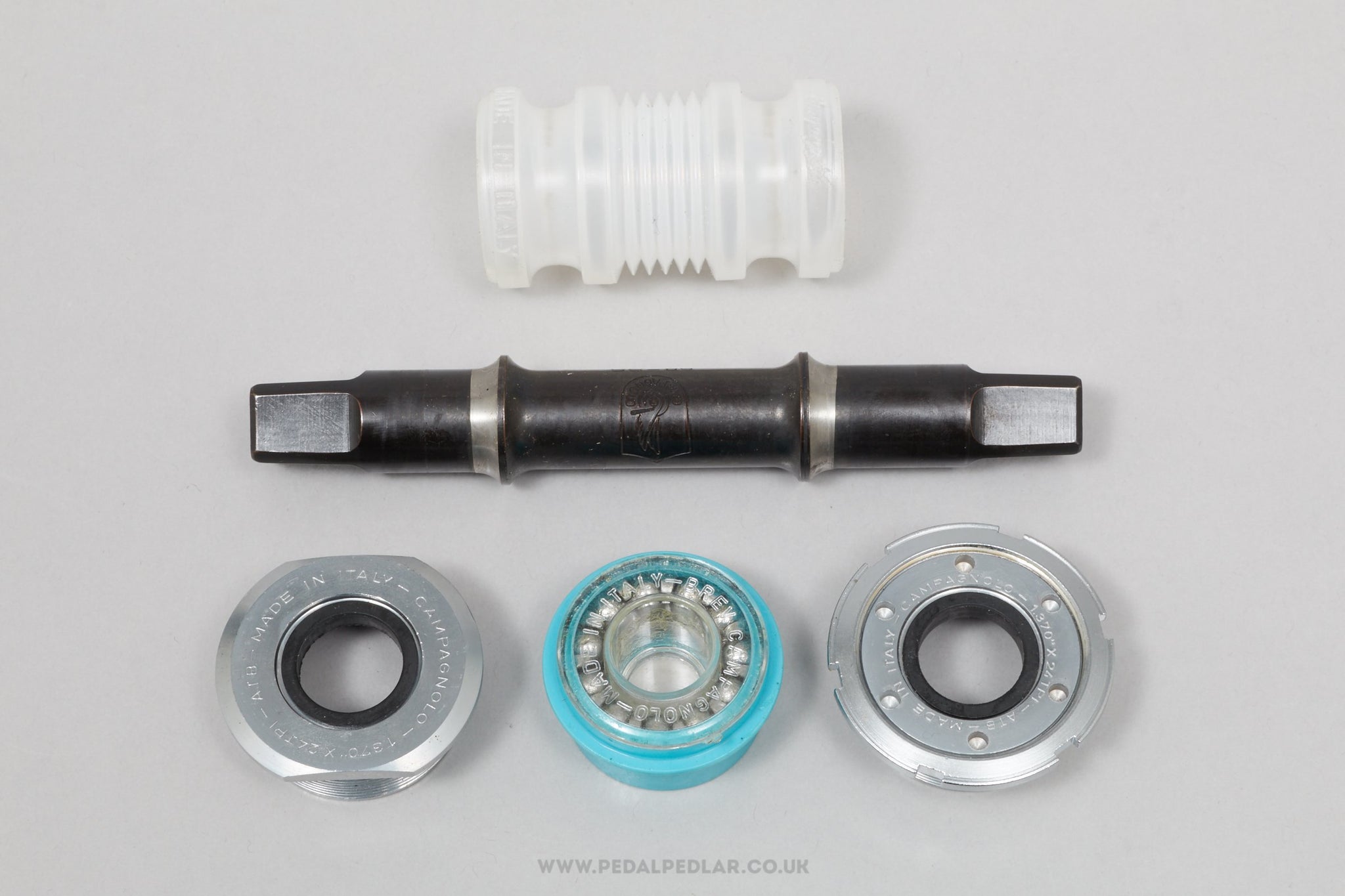 Campagnolo Contax NOS/NIB Vintage English Thread 132 mm Bottom Bracket - Pedal Pedlar - Buy New Old Stock Bike Parts