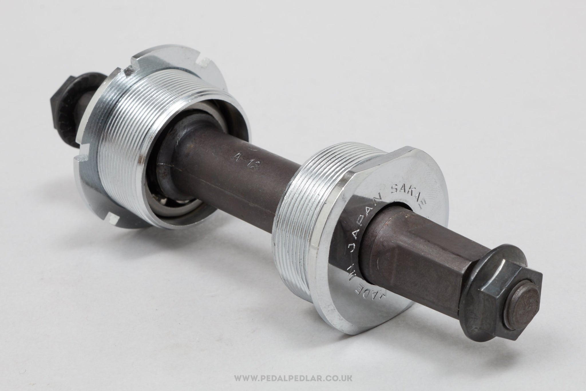 Sakae/Ringyo (SR) NOS Vintage English Thread 118 mm Bottom Bracket - Pedal Pedlar - Buy New Old Stock Bike Parts