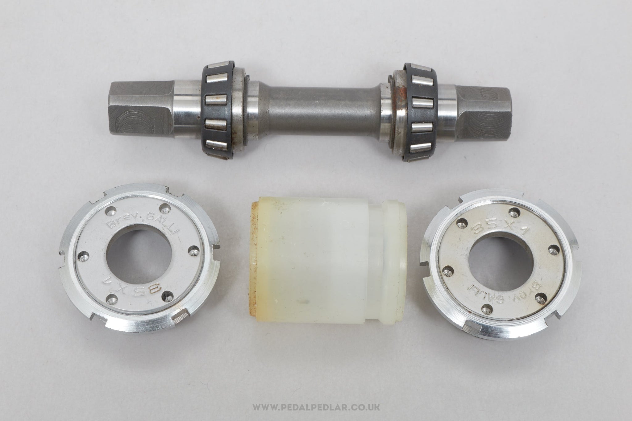 Galli Criterium NOS Vintage French Thread 113 mm Bottom Bracket - Pedal Pedlar - Buy New Old Stock Bike Parts